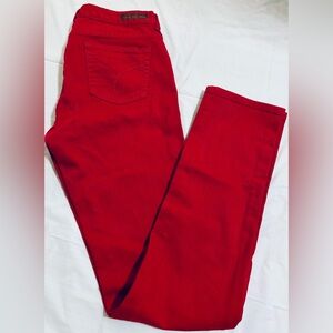 Calvin Klein Jeans Women's Vibrant Red Skinny Jeans